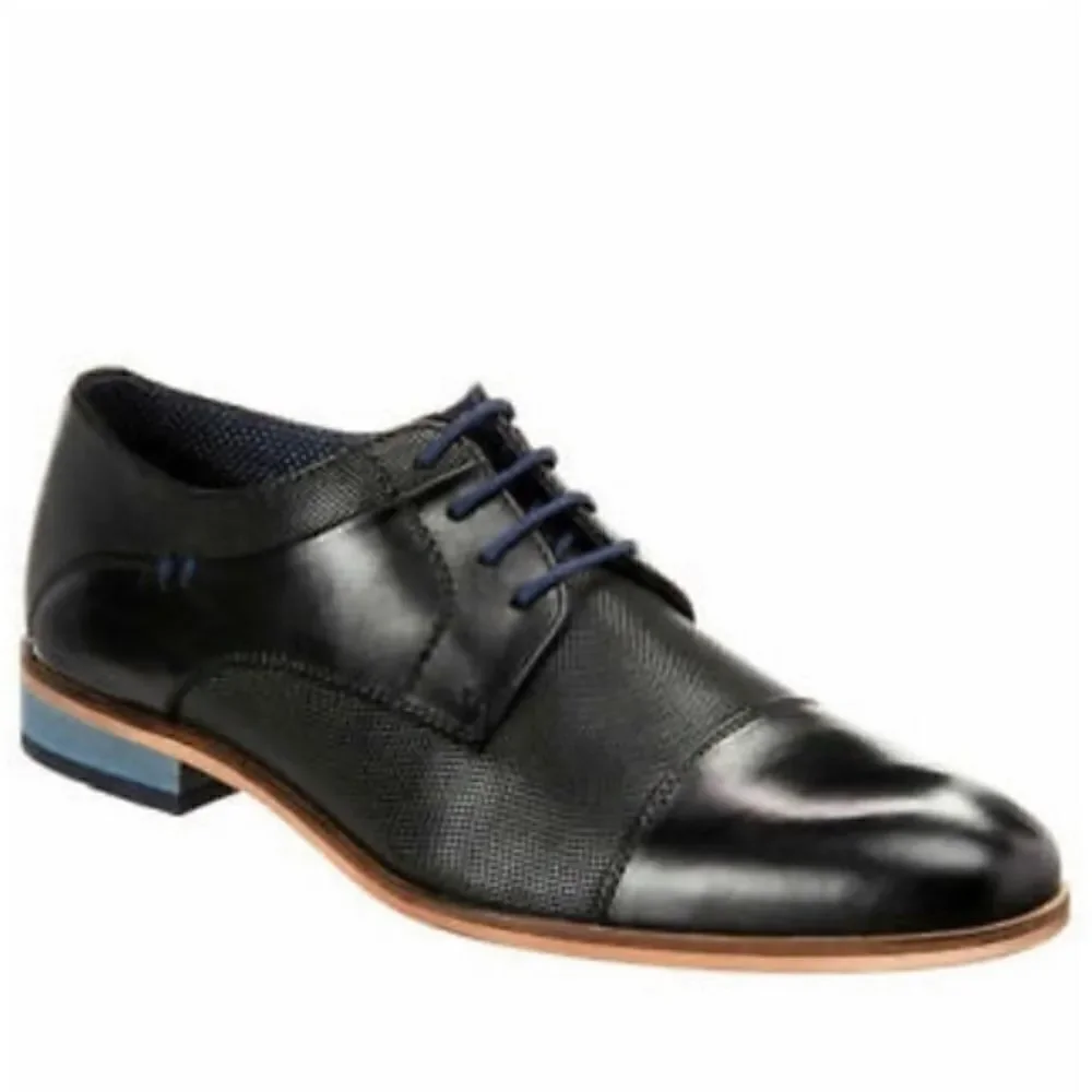 Modern Fiction Adamson Perforated Cap Oxford Lace Up Dress Shoes